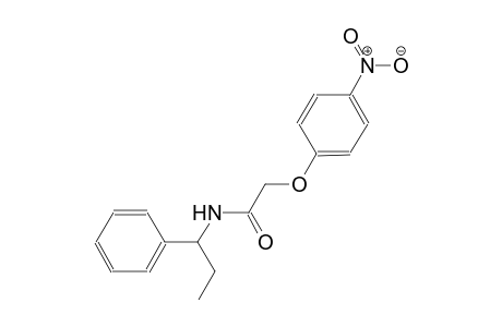 2-(4-nitrophenoxy)-N-(1-phenylpropyl)acetamide