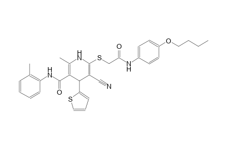 3-pyridinecarboxamide, 6-[[2-[(4-butoxyphenyl)amino]-2-oxoethyl]thio]-5-cyano-1,4-dihydro-2-methyl-N-(2-methylphenyl)-4-(2-thienyl)-