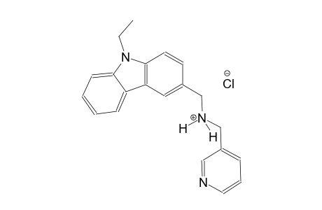 9H-carbazole-3-methanaminium, 9-ethyl-N-(3-pyridinylmethyl)-, chloride