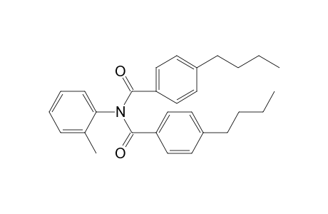 4-Butyl-N-(4-butylbenzoyl)-N-(2-methylphenyl)benzamide