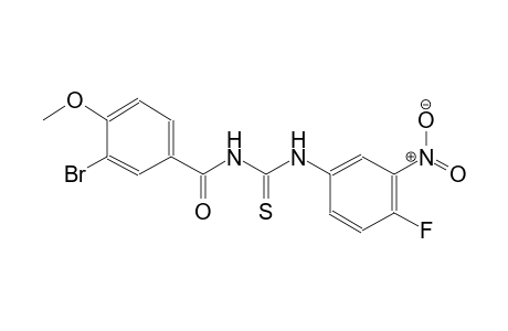 N-(3-bromo-4-methoxybenzoyl)-N'-(4-fluoro-3-nitrophenyl)thiourea