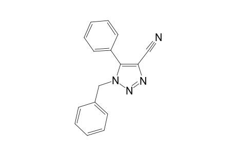 1-Benzyl-5-phenyl-triazole-4-carbonitrile
