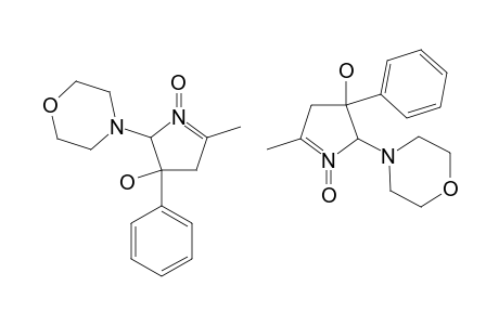 2-METHYL-4-HYDROXY-4-PHENYL-5-(N-MORPHOLINYL)-1-PYRROLINE-1-OXIDE;MIXTURE