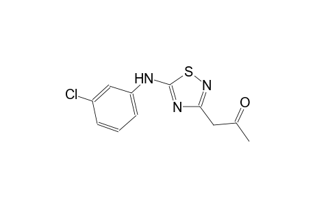 2-propanone, 1-[5-[(3-chlorophenyl)amino]-1,2,4-thiadiazol-3-yl]-