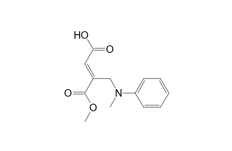 2-Butenedioic acid, 2-[(methylphenylamino)methyl]-, 1-methyl ester, (E)-