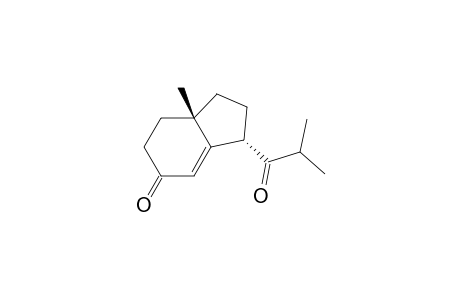 5H-Inden-5-one, 1,2,3,6,7,7a-hexahydro-7a-methyl-3-(2-methyl-1-oxopropyl)-, trans-
