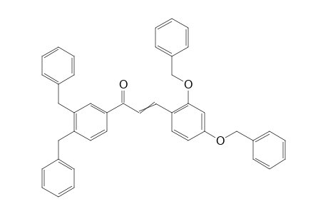 1,2-Dibenzyl-4-[3-(2,4-dibenzyloxyphenyl)-1-oxoprop-2-en-1-yl]benzene