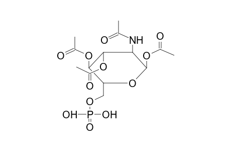 1,3,4-TRI-O-ACETYL-6-O-PHOSPHONO-2-ACETAMIDO-2-DEOXY-ALPHA-D-GLUCOPYRANOSE