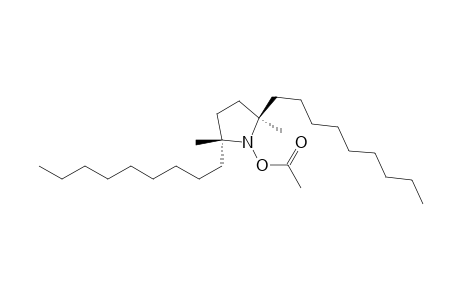 trans-(.+-.)-1-Acetoxy-2,5-dimethyl-2,5-dinonylpyrrolidine