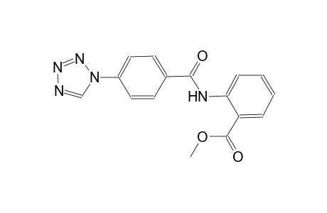 methyl 2-{[4-(1H-tetraazol-1-yl)benzoyl]amino}benzoate