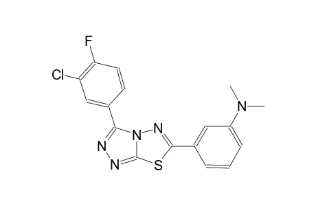 benzenamine, 3-[3-(3-chloro-4-fluorophenyl)[1,2,4]triazolo[3,4-b][1,3,4]thiadiazol-6-yl]-N,N-dimethyl-