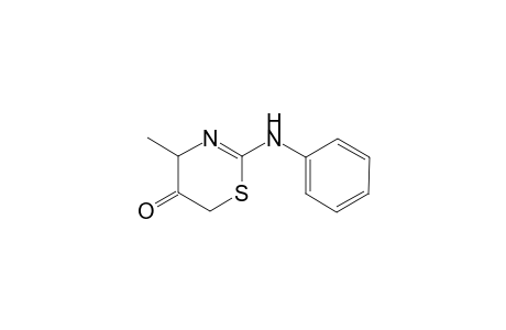 2-Anilino-4-methyl-4H-1,3-thiazin-5(6H)-one