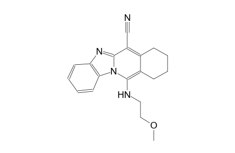 11-[(2-methoxyethyl)amino]-7,8,9,10-tetrahydrobenzimidazo[1,2-b]isoquinoline-6-carbonitrile