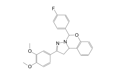 2-(3,4-dimethoxyphenyl)-5-(4-fluorophenyl)-1,10b-dihydropyrazolo[1,5-c][1,3]benzoxazine