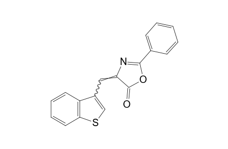 4-[(benzo[b]thien-3-yl)methylene]-2-phenyl-2-oxazolin-5-one