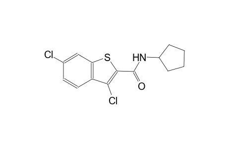 3,6-dichloro-N-cyclopentyl-1-benzothiophene-2-carboxamide