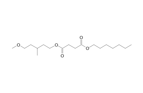 Succinic acid, heptyl 5-methoxy-3-methylphenyl ester