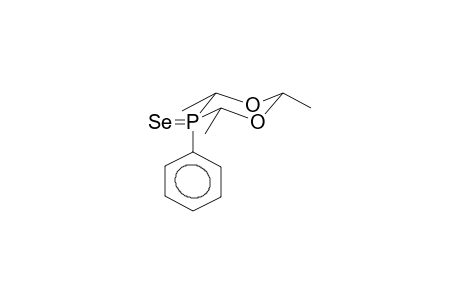 5-PHENYL-5-SELENO-2,4,6-TRIMETHYL-1,3,5-DIOXAPHOSPHORINANE (ISOMER 2)