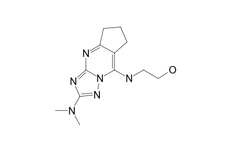 5-(2-HYDROXYETHYL)-AMINO-2-DIMETHYLAMINO-CYCLOPENTA-[D]-[1,2,4]-TRIAZOLO-[1,5-A]-PYRIMIDINE