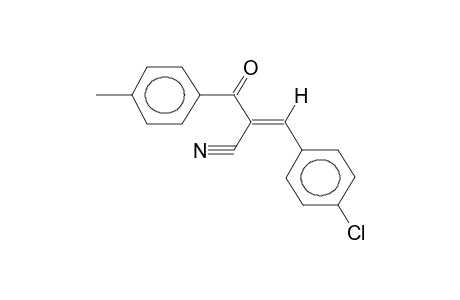 (E)-PARA-METHYL-1-CYANO-1-(4-CHLOROBENZYLIDENE)ACETOPHENONE