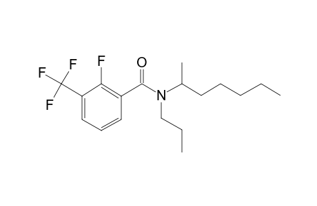 Benzamide, 2-fluoro-3-trifluoromethyl-N-propyl-N-(hept-2-yl)-