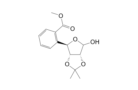 ((3aR,4R,6aR)-6-Hydroxy-2,2-dimethyl-tetrahydrofuro[3,4-d][1,3]dioxol-4-yl)methyl benzoate