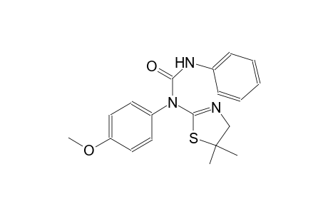 urea, N-(4,5-dihydro-5,5-dimethyl-2-thiazolyl)-N-(4-methoxyphenyl)-N'-phenyl-