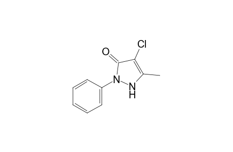 4-chloro-3-methyl-1-phenyl-2-pyazolin-5-one