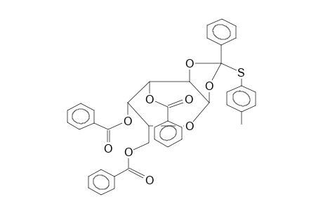 3,4,6-TRI-O-BENZOYL-1,2-O-[ALPHA-(PARA-TOLYLTHIO)BENZYLIDENE]-ALPHA-D-GALACTOPYRANOSE (ISOMER 1)