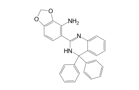 2-(3,4-methylenedioxy-2-aminophenyl)-4,4-diphenyl-3,4-dihydroquinazoline
