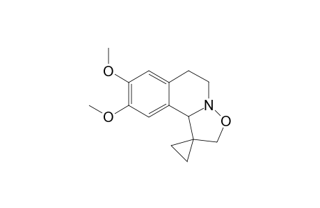 Spiro[cyclopropane-1,1'(5'H)-[2H]isoxazolo[3,2-a]isoquinoline], 6',10'b-dihydro-8',9'-dimethoxy-