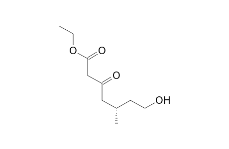 Ethyl (S)-7-hydroxy-5-methyl-3-oxoheptanoate