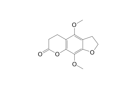 4,9-Dimethoxy-2,3,5,6-tetrahydrofuro[3,2-g]chromen-7-one