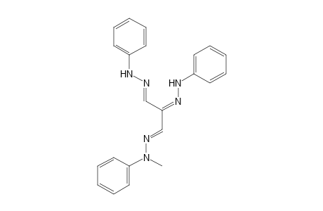 MESOXALALDEHYDE, 1,2-BIS(PHENYLHYDRAZONE) 3-(METHYLPHENYLHYDRAZONE)