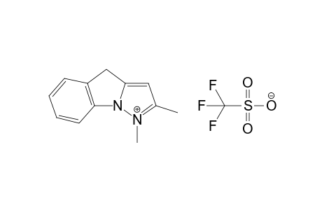 1,2-Dimethyl-4H-pyrazolo[1,5-a]indole trifluoromethanesulfonate