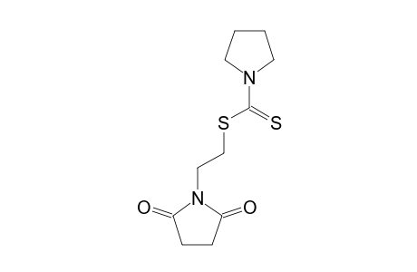 2-(2,5-Dioxo-1-pyrrolidinyl)ethyl 1-pyrrolidinecarbodithioate
