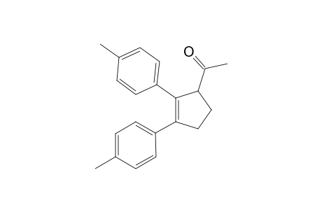 1-(2,3-dip-tolylcyclopent-2-enyl)ethanone