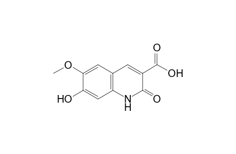 1,2-dihydro-7-hydroxy-6-methoxy-2-oxo-3-quinolinecarboxylic acid