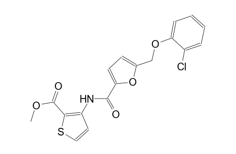 methyl 3-({5-[(2-chlorophenoxy)methyl]-2-furoyl}amino)-2-thiophenecarboxylate