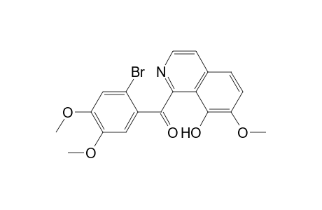 Methanone, (2-bromo-4,5-dimethoxyphenyl)(8-hydroxy-7-methoxy-1-isoquinolinyl)-
