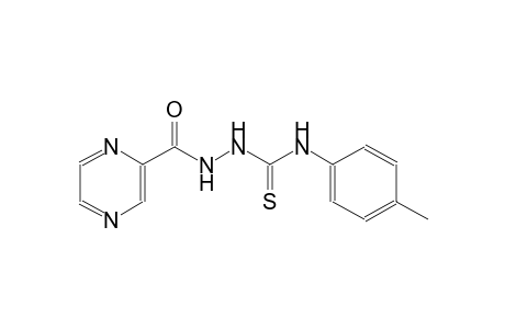 N-(4-methylphenyl)-2-(2-pyrazinylcarbonyl)hydrazinecarbothioamide