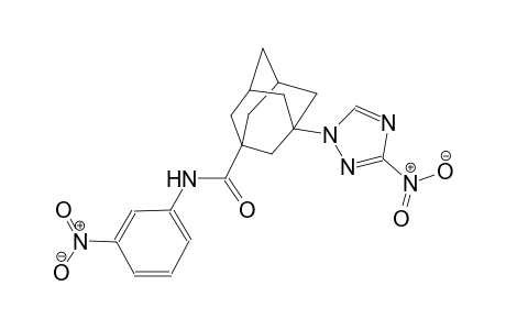 N-(3-nitrophenyl)-3-(3-nitro-1H-1,2,4-triazol-1-yl)-1-adamantanecarboxamide