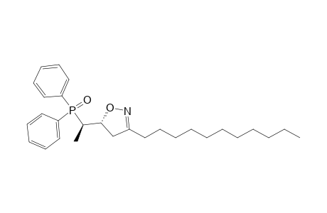 (1'R*,5R*)-5-(1'-Diphenylphosphinoylethyl)-3-undecyl-4,5-dihydroisoxazole