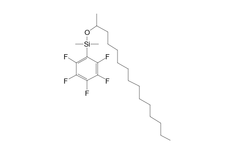 Dimethyl(2,3,4,5,6-pentafluorophenyl)silyl 1-methyltetradecyl ether