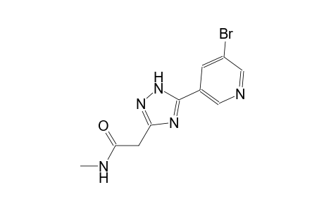 1H-1,2,4-triazole-3-acetamide, 5-(5-bromo-3-pyridinyl)-N-methyl-