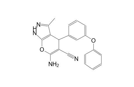 pyrano[2,3-c]pyrazole-5-carbonitrile, 6-amino-1,4-dihydro-3-methyl-4-(3-phenoxyphenyl)-