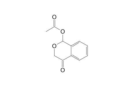 1H-2-Benzopyran-4(3H)-one, 1-(acetyloxy)-, (.+-.)-