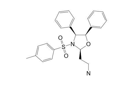 2-[(2S,4S,5R)-3-(4-methylphenyl)sulfonyl-4,5-di(phenyl)oxazolidin-2-yl]ethylamine