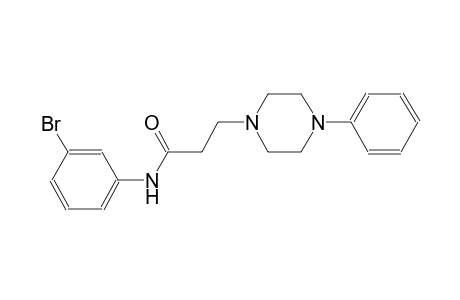 1-piperazinepropanamide, N-(3-bromophenyl)-4-phenyl-