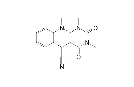 5-Cyano-1,5-dihydro-1,3,10-trimethyl-pyrimido[4,5-b]quinolin-2,4(3H,10H)-dione